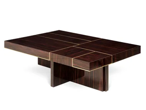 NATHAN - Low rectangular ebony coffee table _ JOSÉ LEITE DE CASTRO